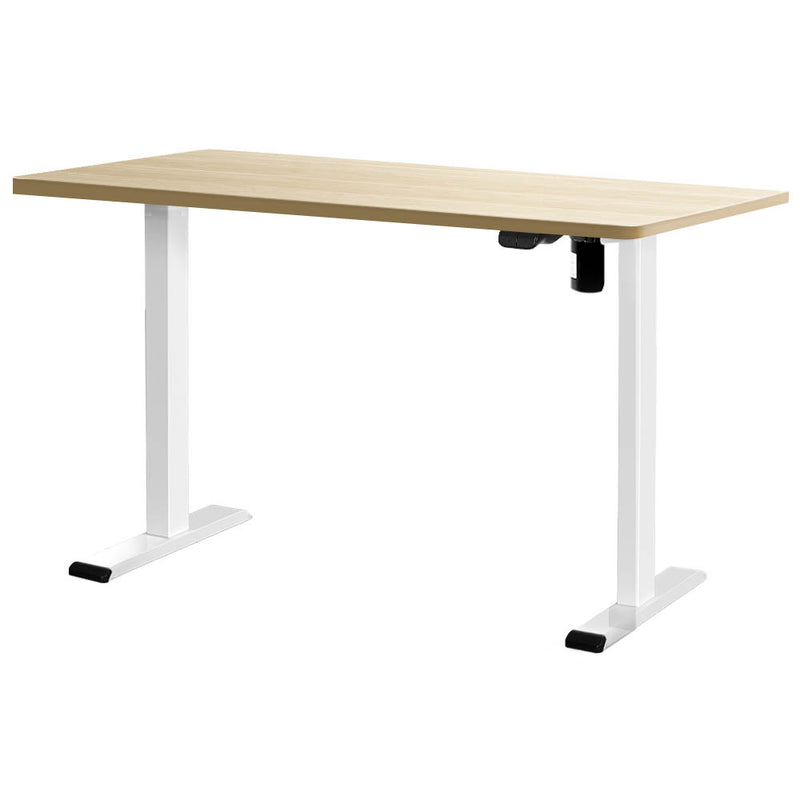 Motorised Standing Desk – Sit-Stand, White Oak 120cm