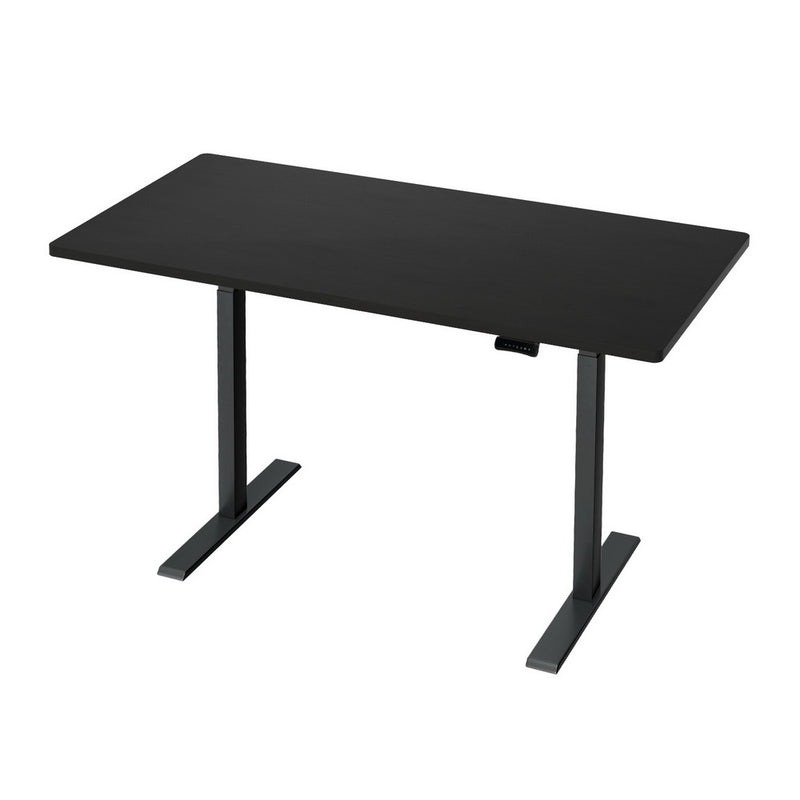 Motorised Standing Desk – Dual Motor, Black 140cm