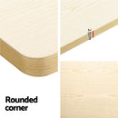 Motorised Standing Desk – Dual Motor, White Oak 140cm