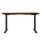 Motorised Standing Desk – Dual Motor, Walnut 140cm