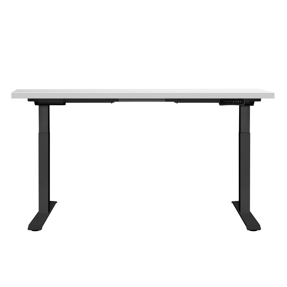 Alderon Electric Sit Stand Desk – Black & White – 120 cm