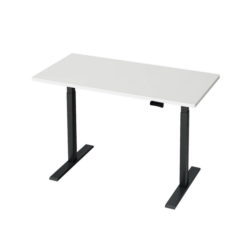 Motorised Standing Desk – Dual Motor, White Finish 120cm