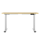 Motorised Standing Desk – Dual Motor, White Oak Look 120cm