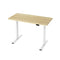 Motorised Standing Desk – Dual Motor, White Oak Look 120cm