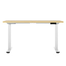 Motorised Standing Desk – Dual Motor, White Oak Finish 140cm