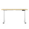 Motorised Standing Desk – Dual Motor, White Oak Finish 140cm