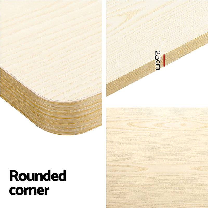 Motorised Standing Desk – Dual Motor, White Oak Finish 140cm