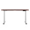 Motorised Standing Desk – Dual Motor, Walnut Look 120cm