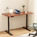 Standing Desk Motorised Electric Dual Motor Rustic Brown 140CM