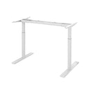 Standing Desk Frame Only Dual Motor Motorised Adjustable 125KG Load White
