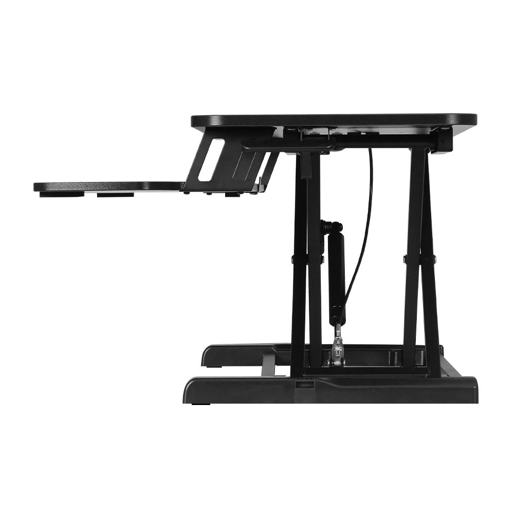 Halston Height Adjustable Desk Riser – Black – 80 cm