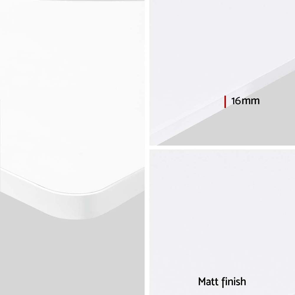 Valdris Electric Sit Stand Desk – White – 140 cm