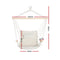 Hanging Hammock Chair with Armrest - Cream