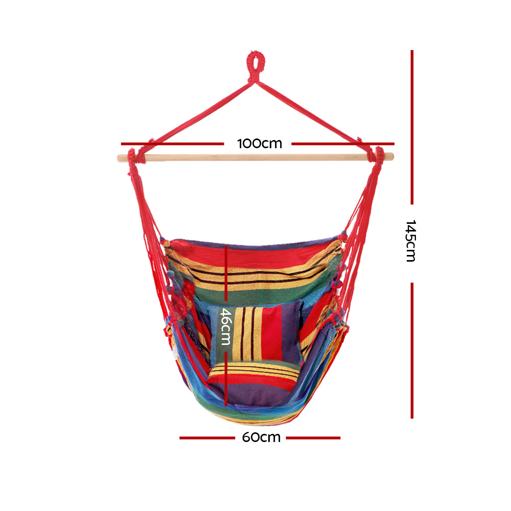 Kairo Hanging Hammock Chair – Multi Colour – Standard