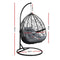 Wicker Rattan Egg Swing Chair – Grey with Cushion & Stand