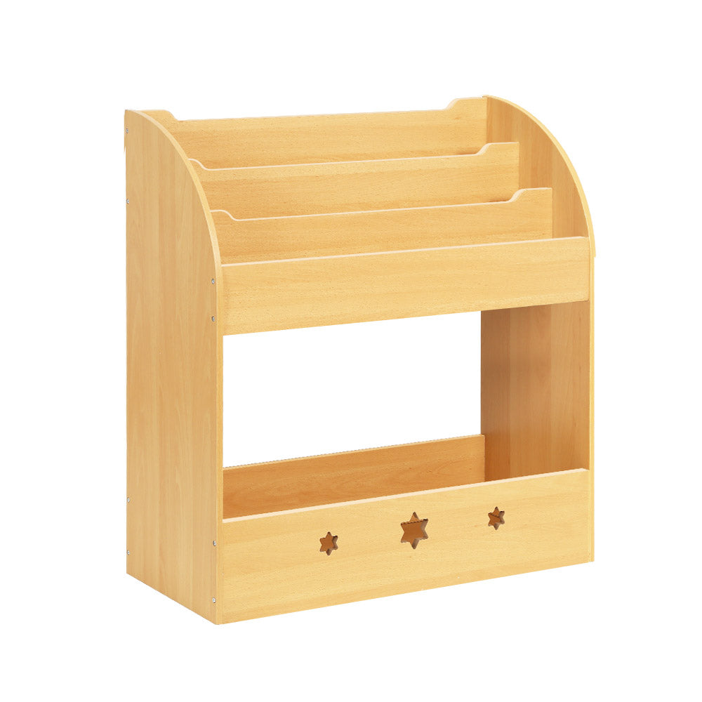 Arlo 3 Tiers Kids Bookshelf Magazine Shelf Organiser Bookcase Display