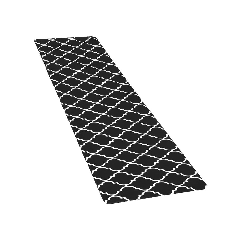 Juno Modern Rug – White – 45 × 180 cm