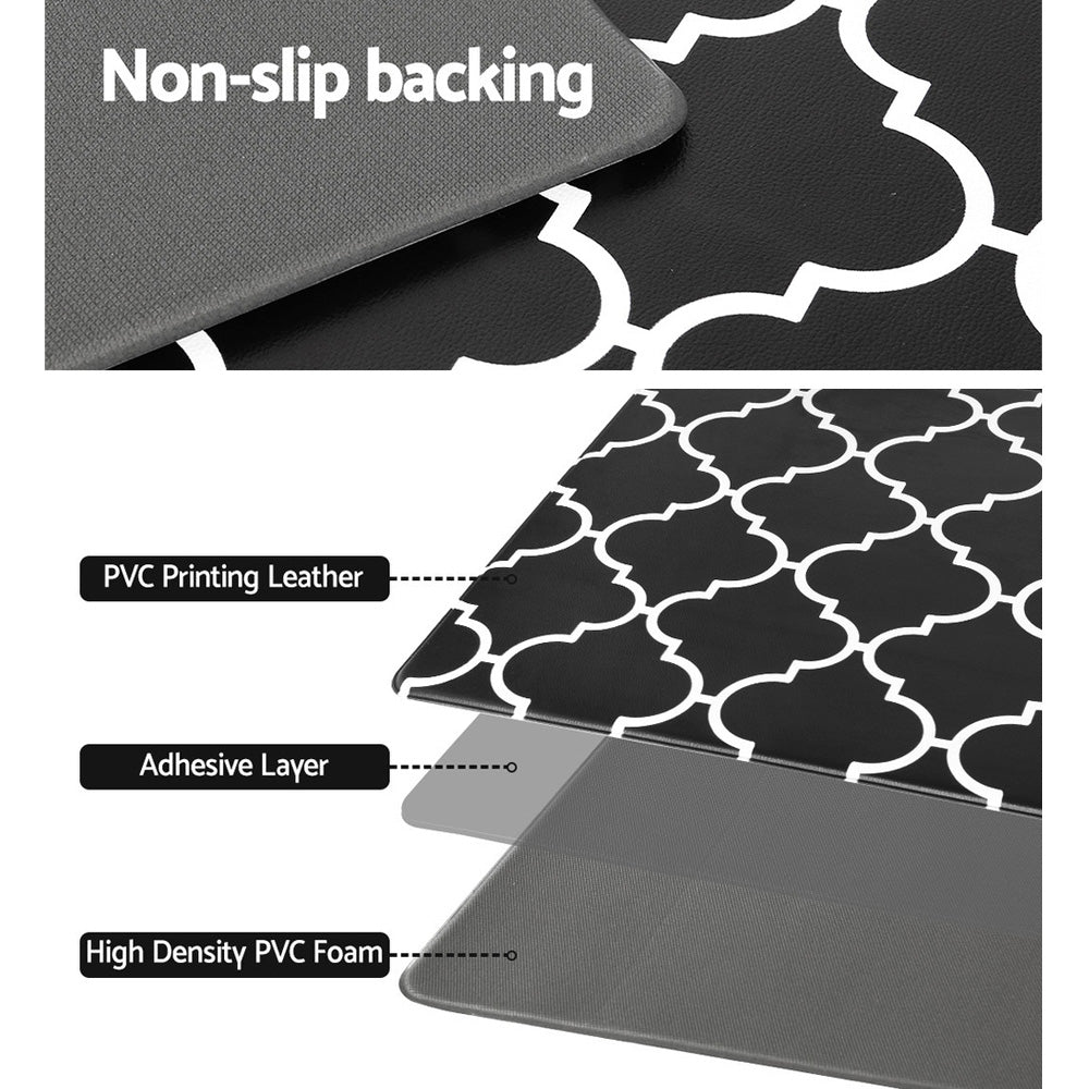 Juno Modern Rug – White – 45 × 180 cm