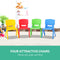 Kids Plastic Activity Study Chair Set - Set of 4