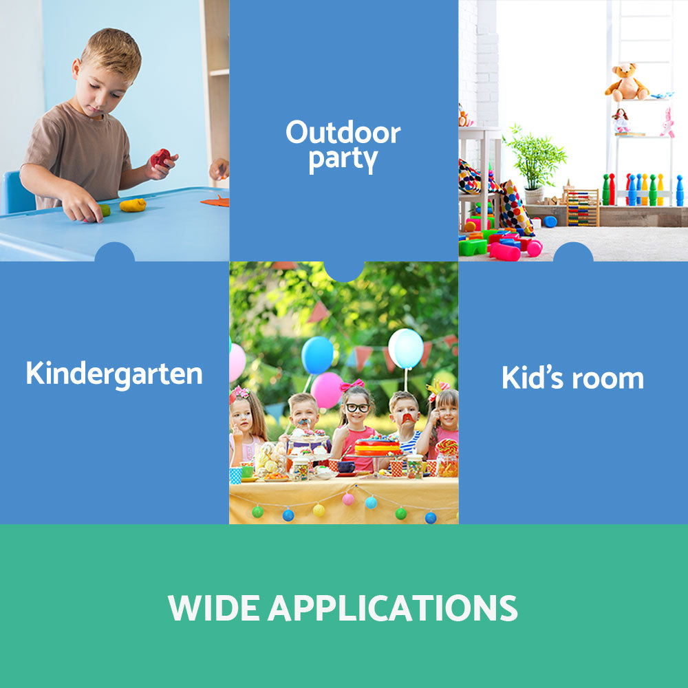 Playhaus Kids Activity Chairs – Yellow – Set of 4