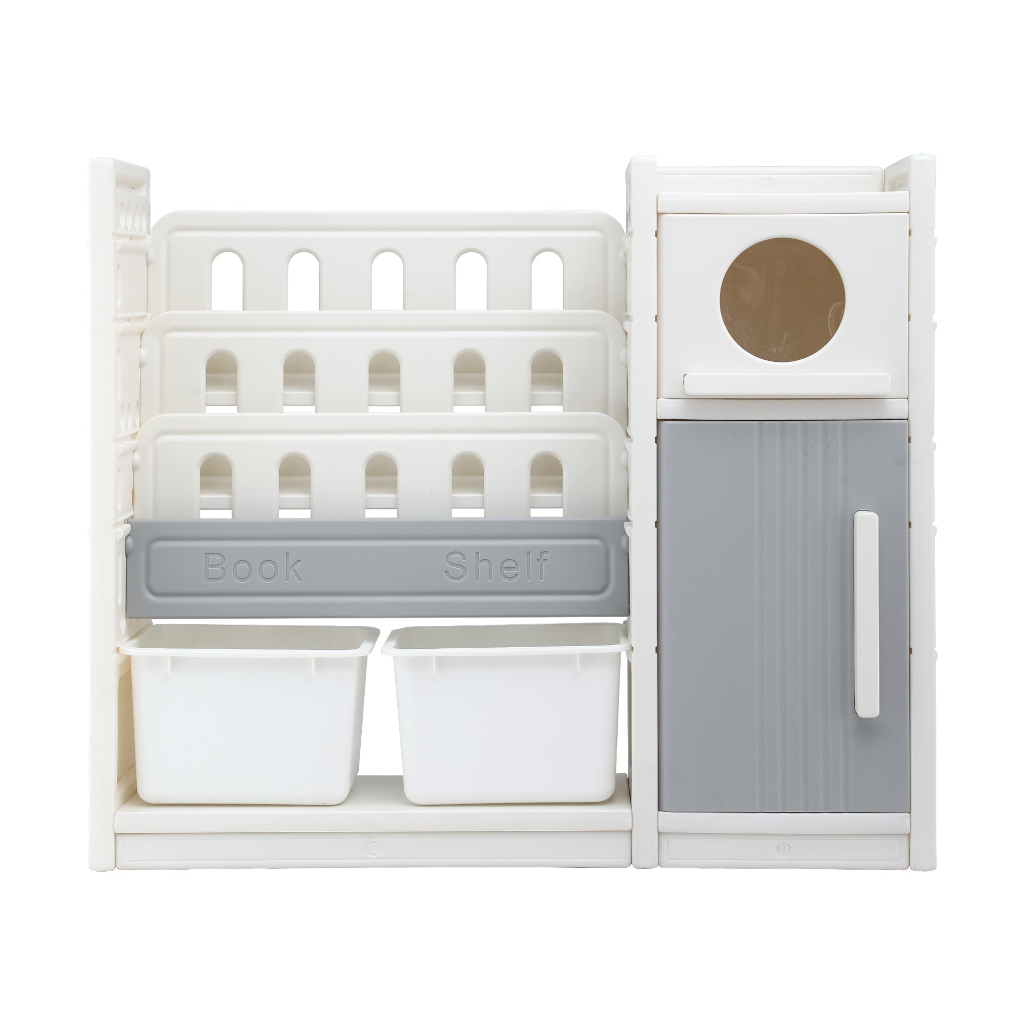 Darren Kids Bookshelf & Toy Storage Organizer – Multi – 3 Tier