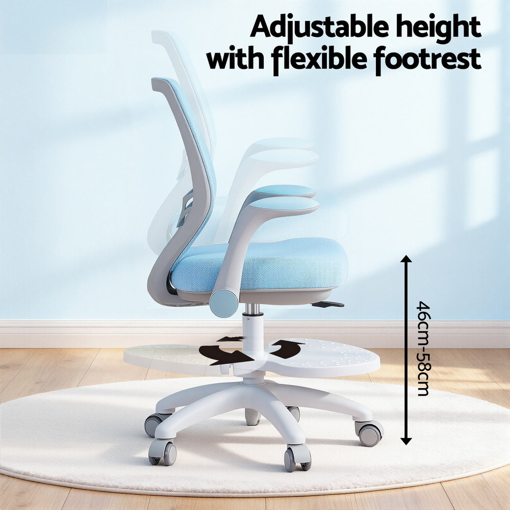 Brynn Kids Ergonomic Study Chair – Blue – Height Adjustable