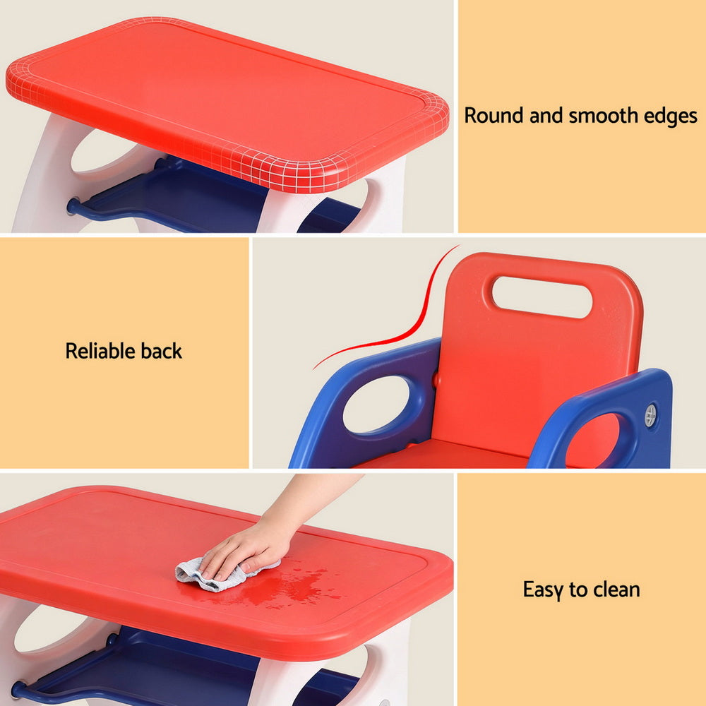 Kalen Kids Activity Table and Chair Set – Orange & Yellow – 2 Piece