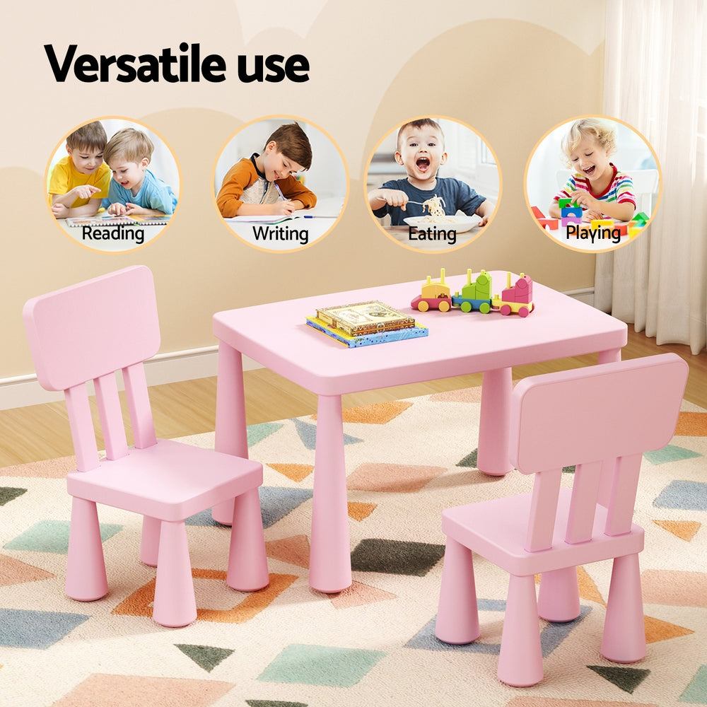 Cove Kids Table & Chairs Set – Pink – Set of 2 Chairs