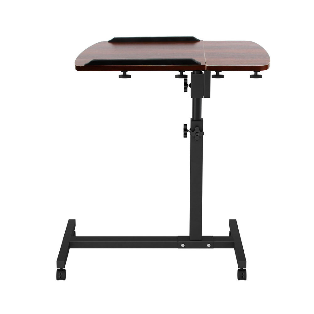 Sevon Mobile Laptop Desk – Walnut – 60 cm