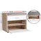 Shoe Storage Bench – 8 Pairs Capacity, White Niva Finish