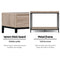Hallway Console Table with Drawer Storage - Oak