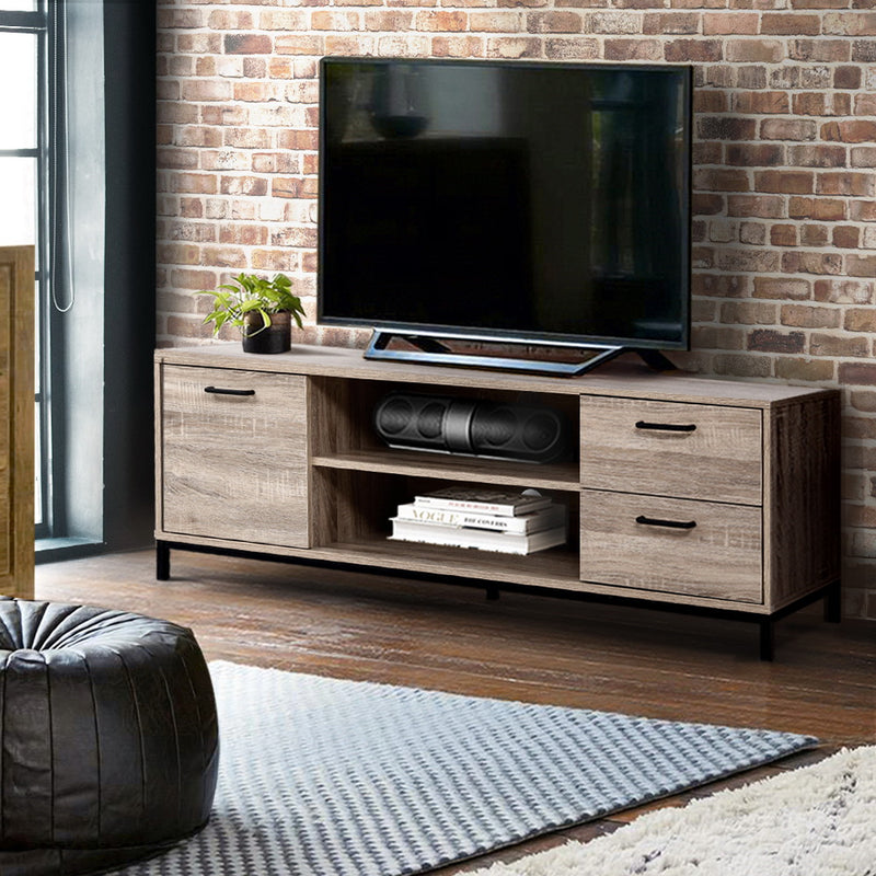 TV Cabinet Entertainment Unit - Pine