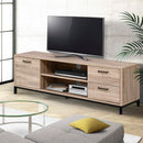 Cove TV Cabinet Entertainment Unit 132cm Pine Tania