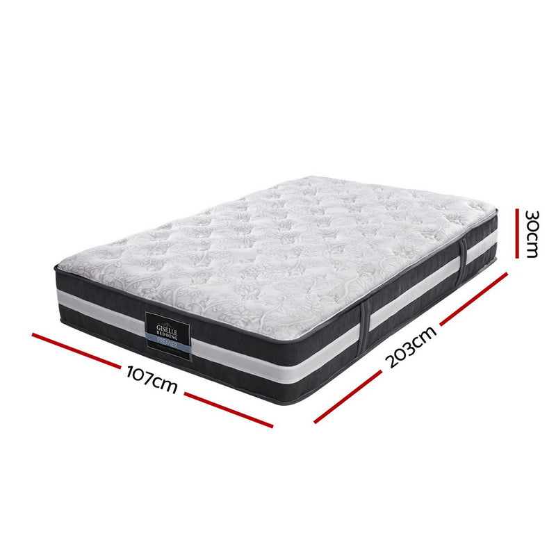 KING SINGLE Size - Pocket Spring Mattress - 30cm