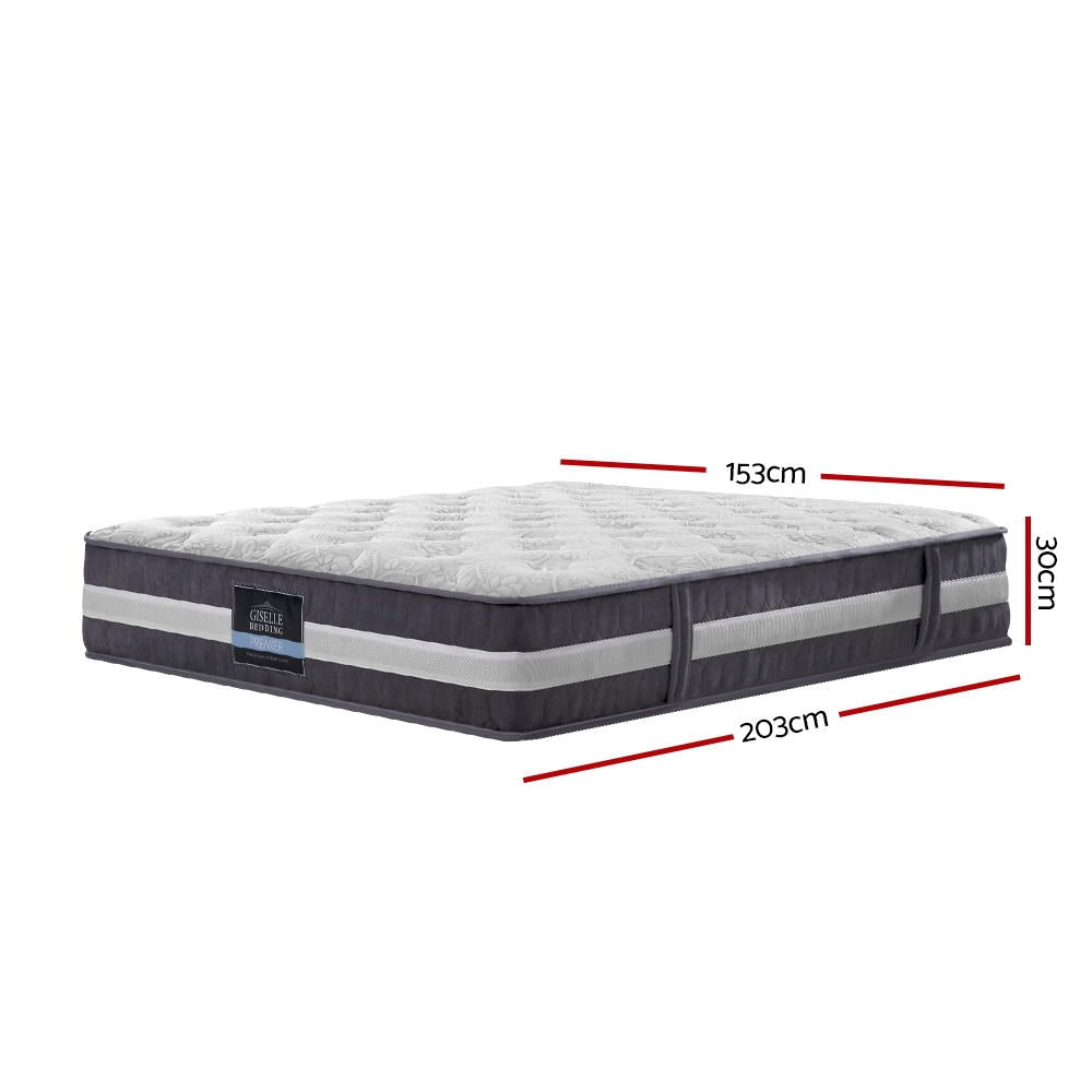 Marston Pocket Spring Tight Top Mattress – White – Queen
