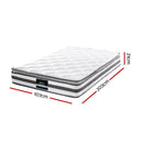 KING SINGLE Size - Pillow Top Mattress - 21cm