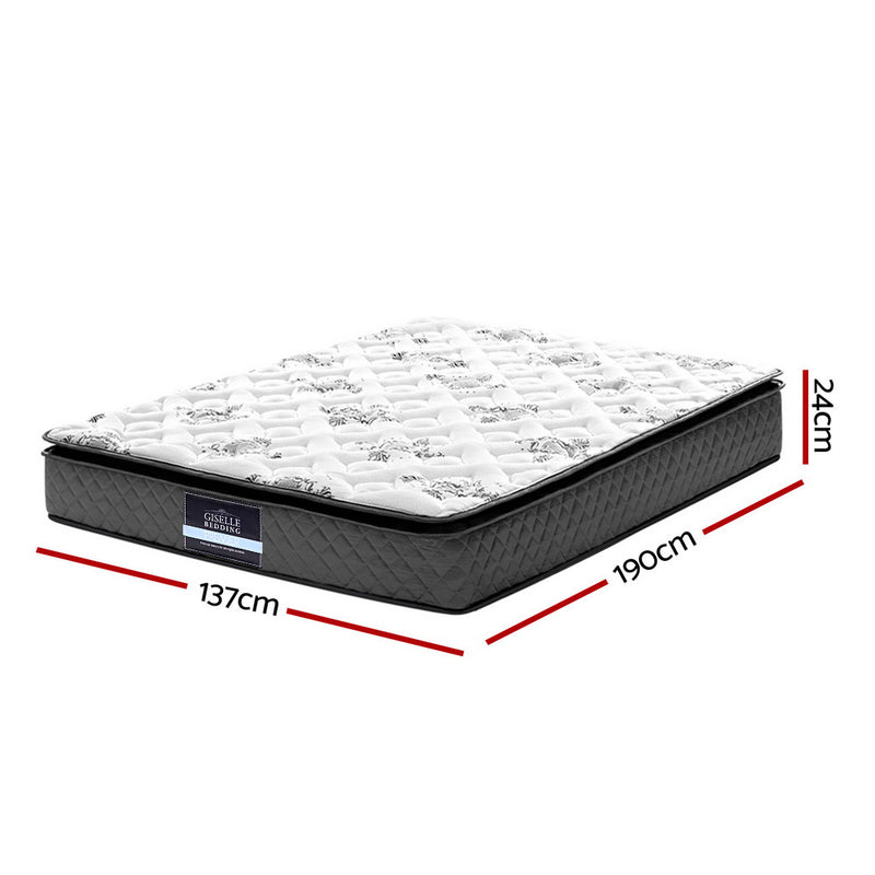 DOUBLE Size - Pillow Top Mattress - 24cm