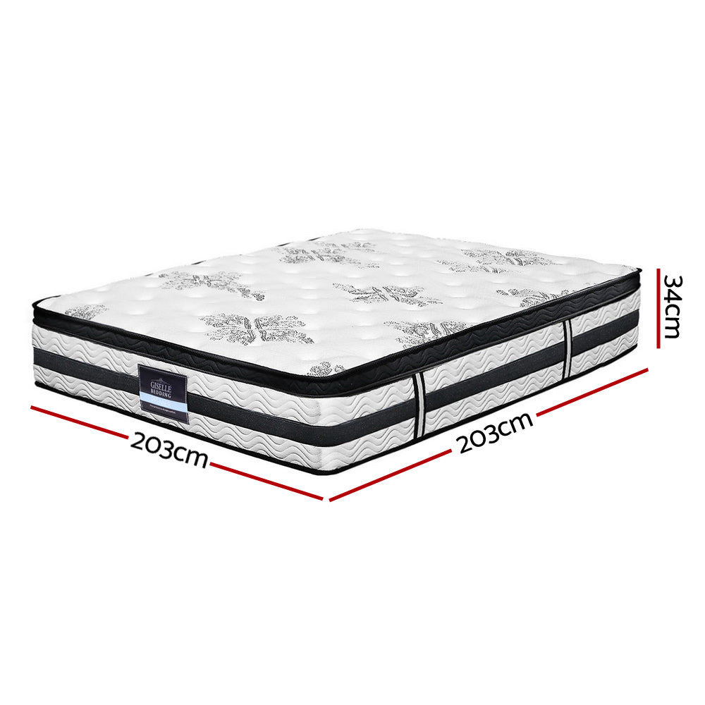 Nightsky Euro Top Mattress – White – Super King