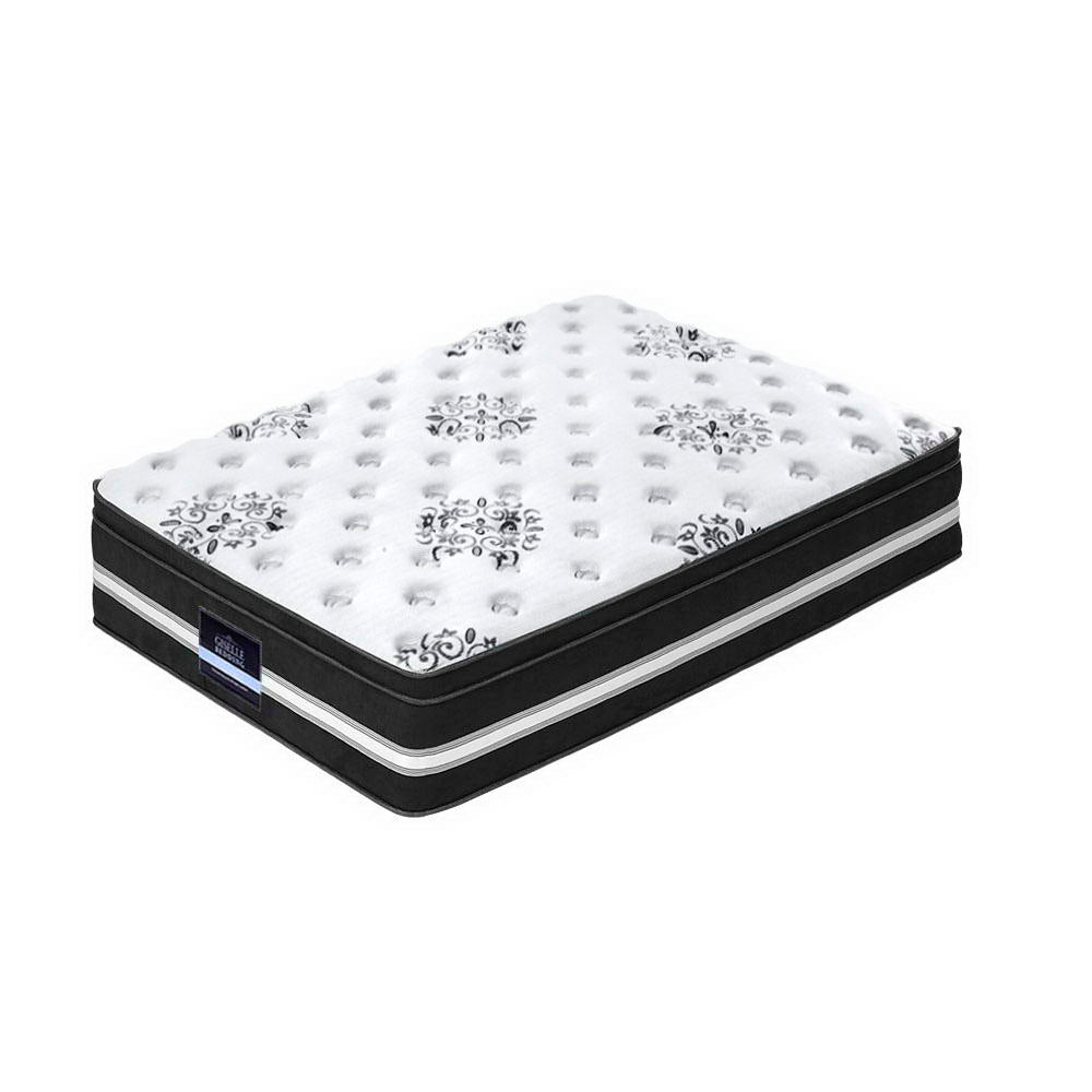 Serano Cool Gel Memory Foam Euro Top Mattress – White – Single