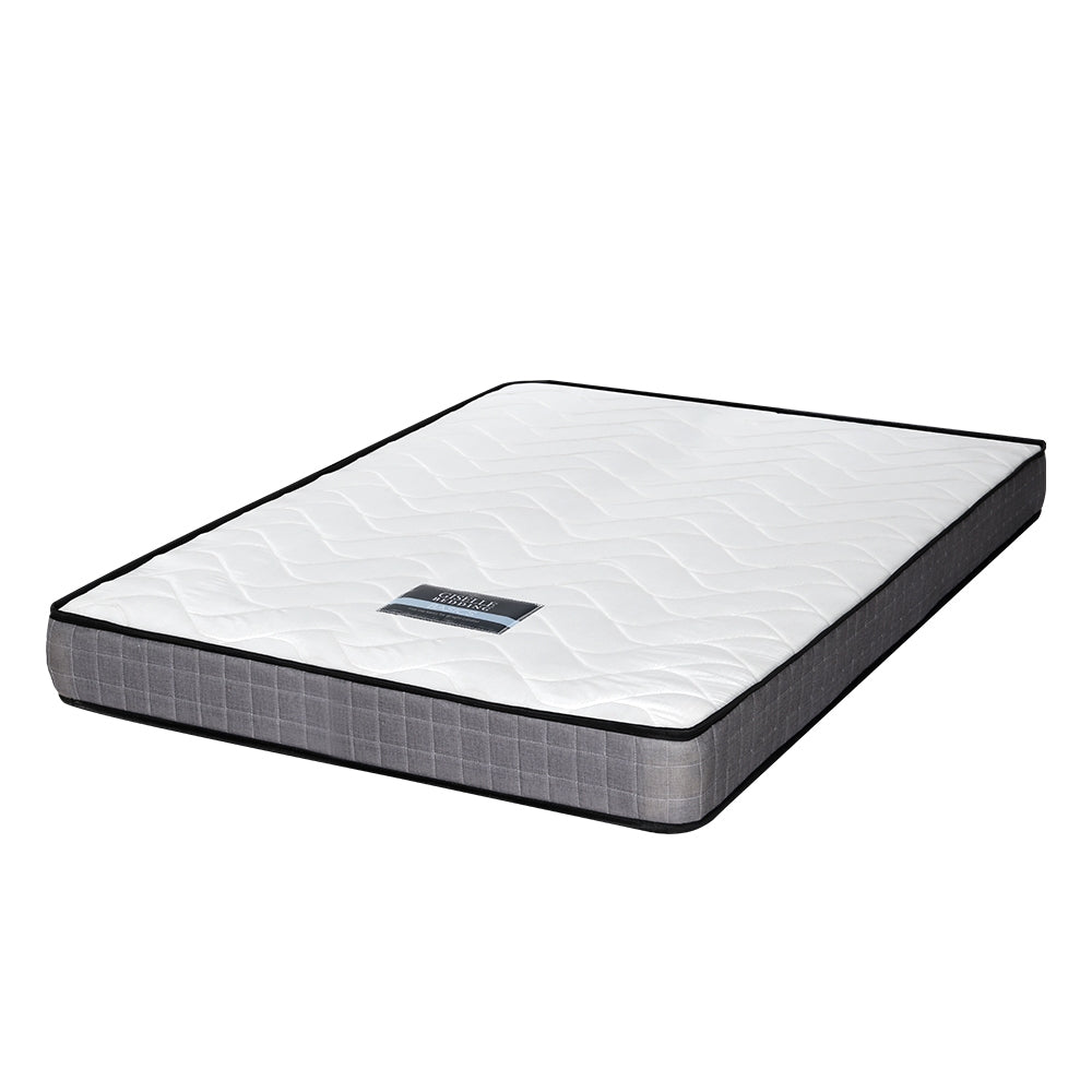 Zenith Spring Mattress – White – King Single