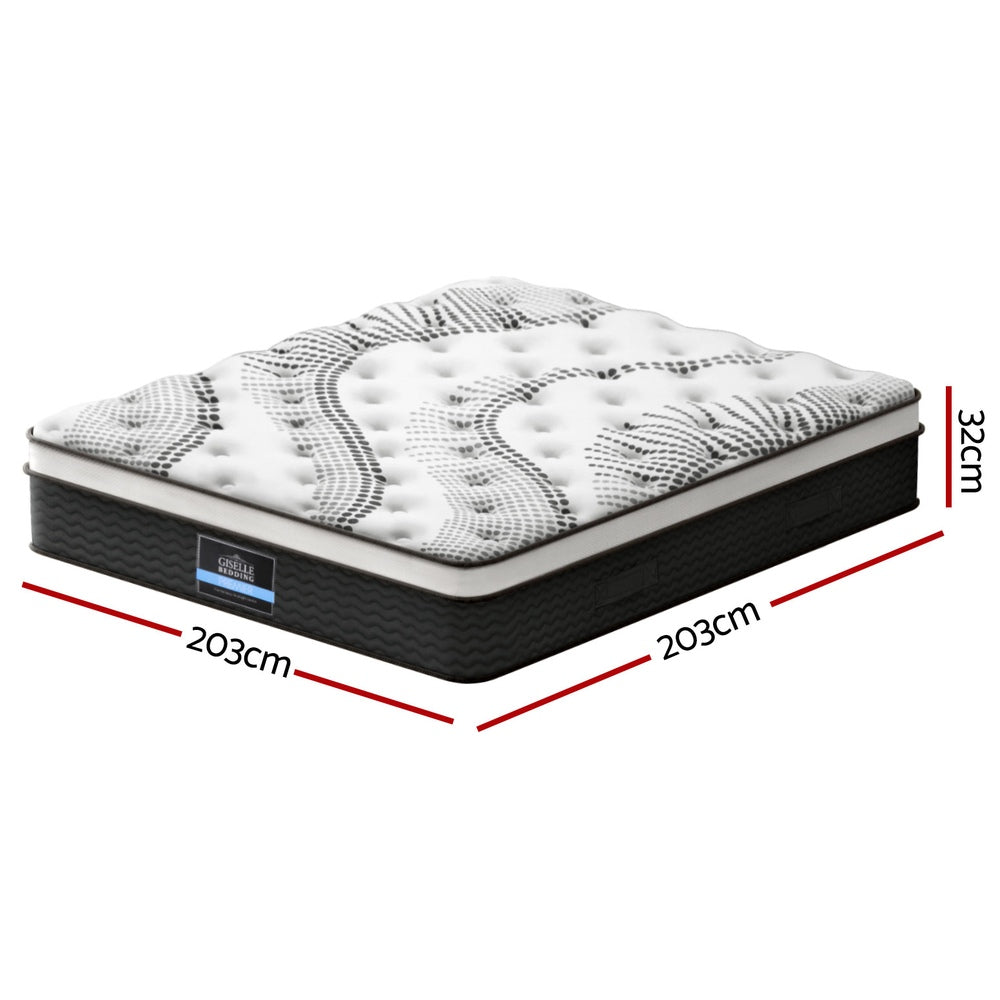 Nimbus Euro Top Mattress – White – King
