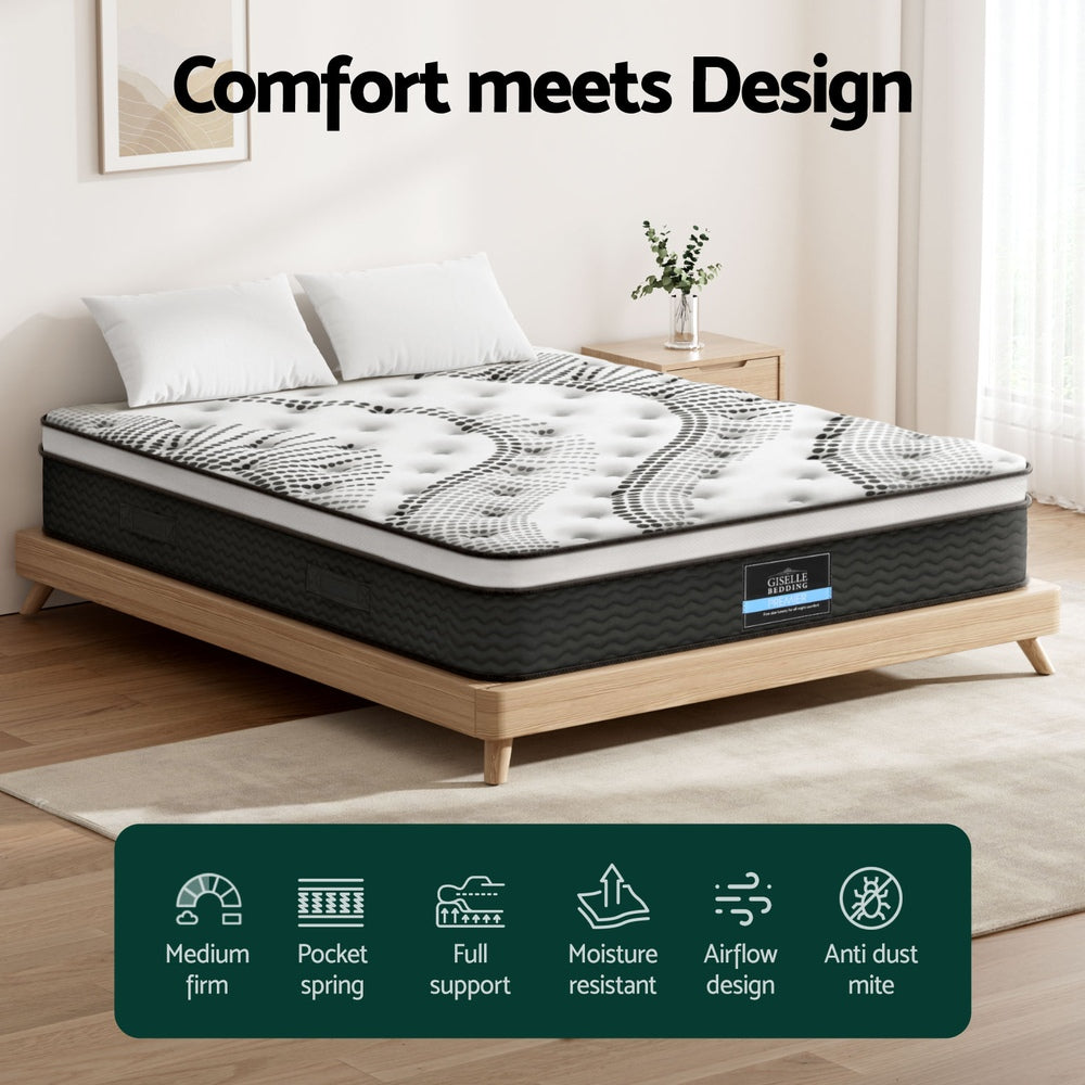 Nimbus Euro Top Mattress – White – King