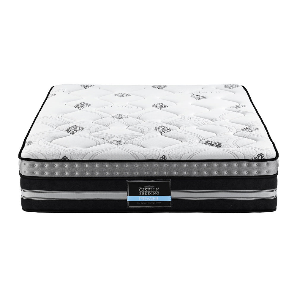 Galaxy Pocket Spring Mattress – White – Double