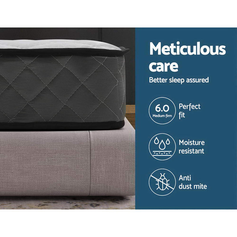 KING SINGLE Size - Tight Top Mattress - 16cm