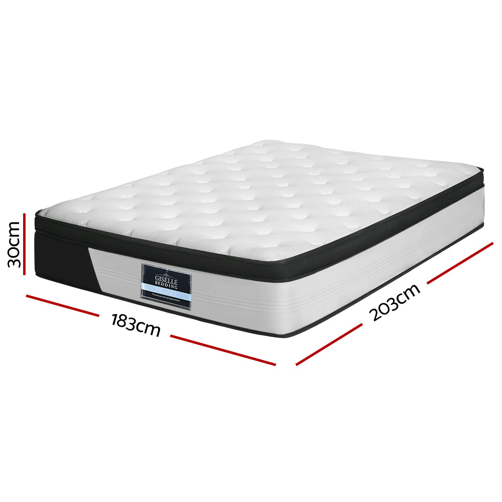 Quietude Euro Top Mattress – White – King