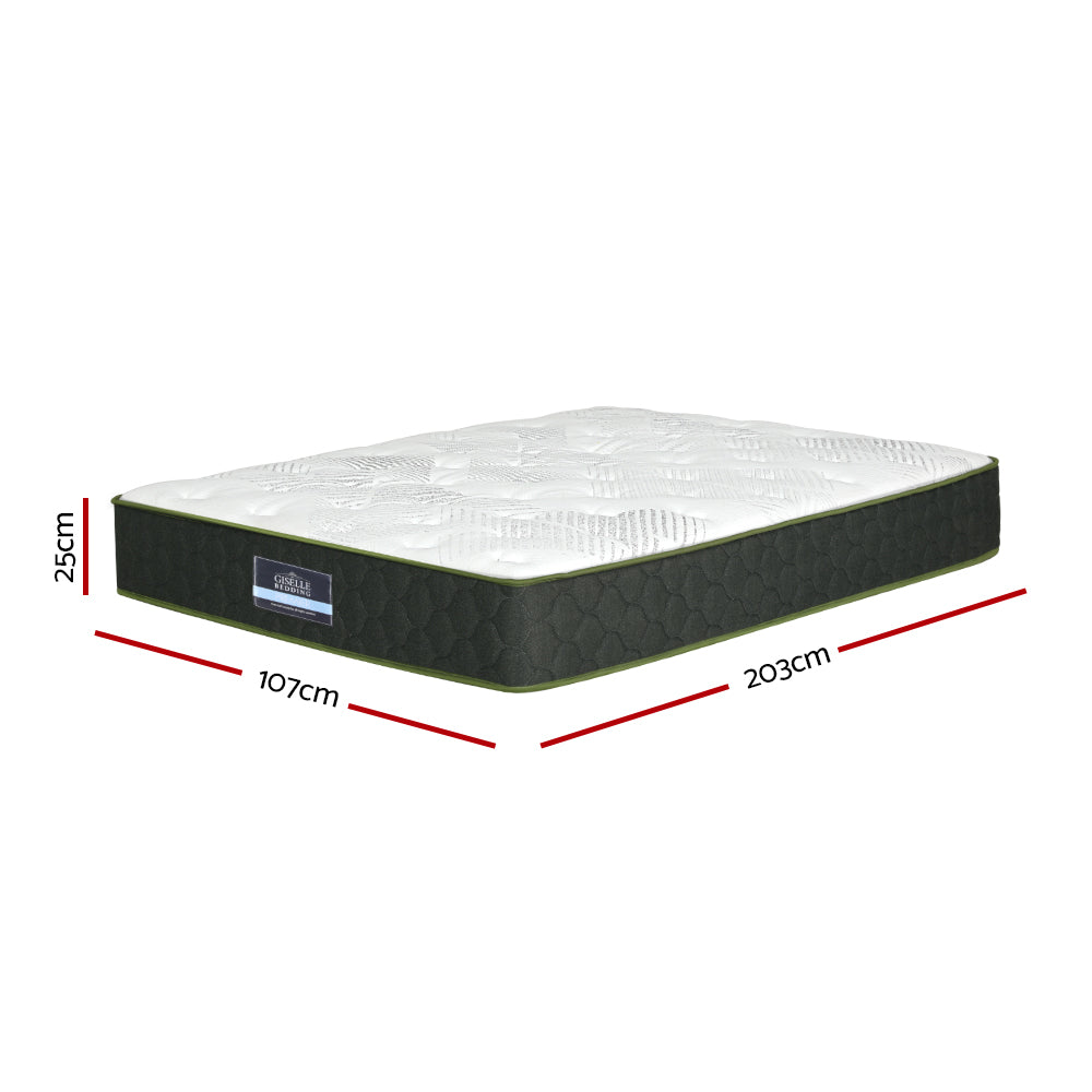 Luxora Pocket Spring Mattress – White – King Single