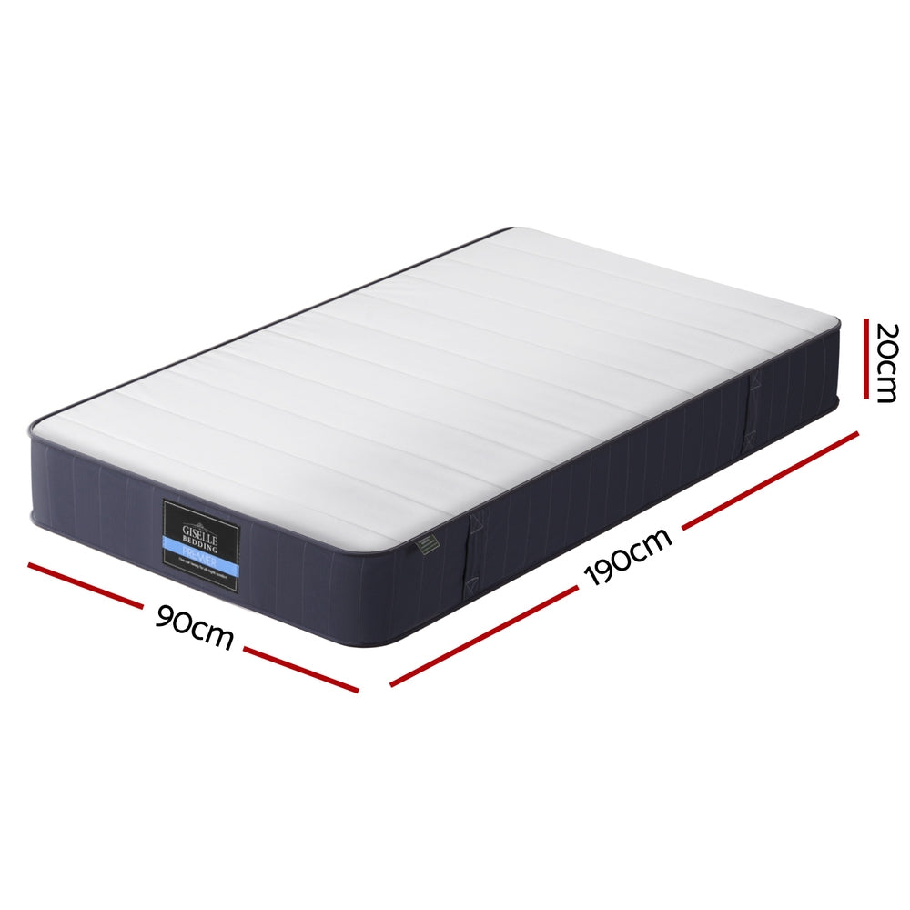 Ease Pocket Spring Mattress – White – Single