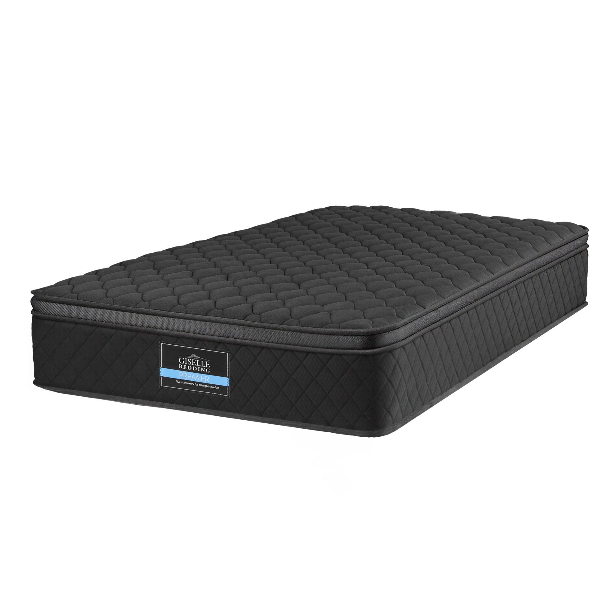 Linden Mattress 34cm Euro Top 5-Zone Pocket Spring Black – King Single