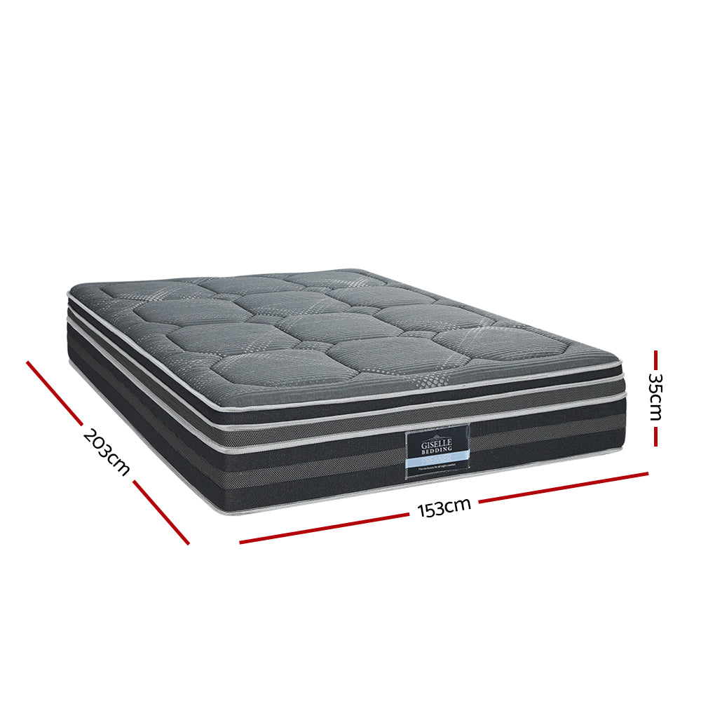 Kairo Dual Euro Top Bamboo Cover Mattress – Beige – Queen