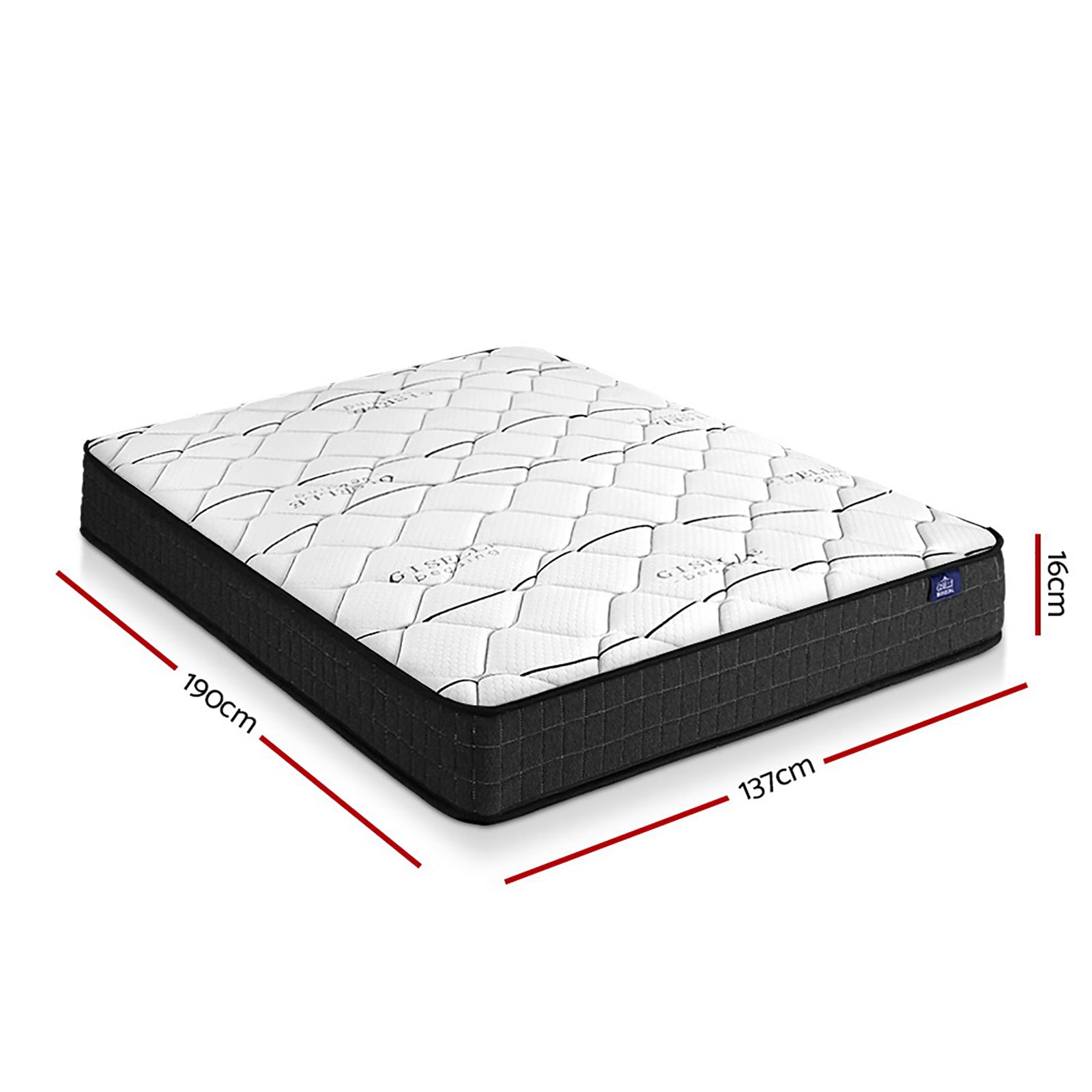 VelvetRest Pocket Spring Mattress – Medium – Double